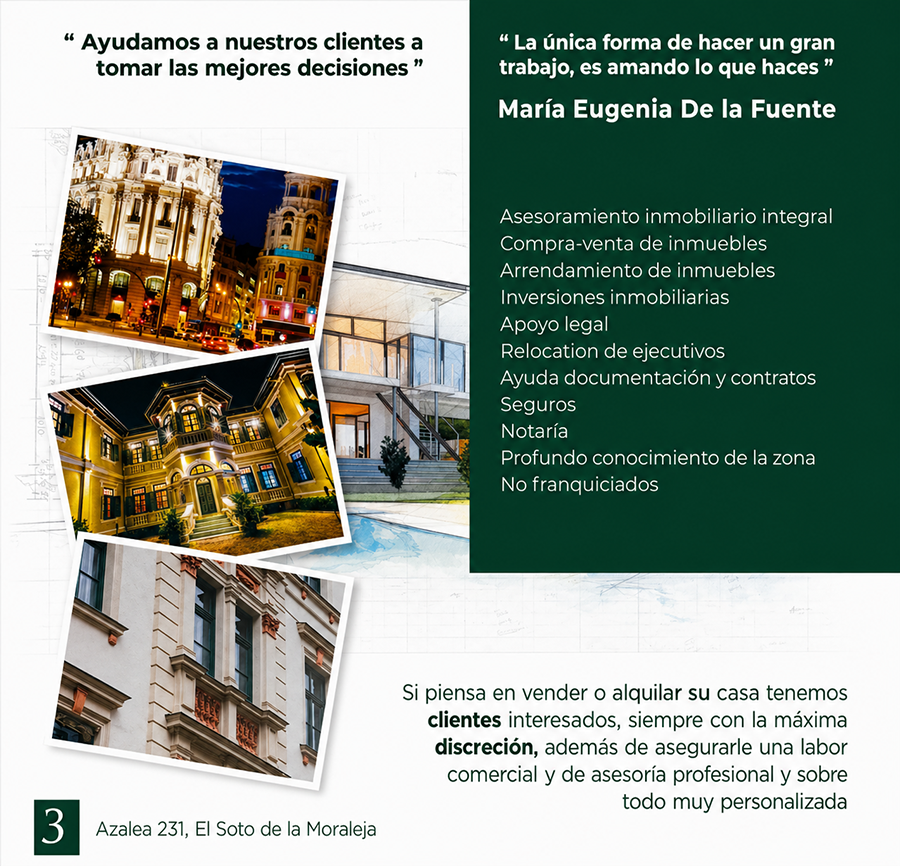 . 3 FUENTES CONSULTORA INMOBILIARIA en Alcobendas
